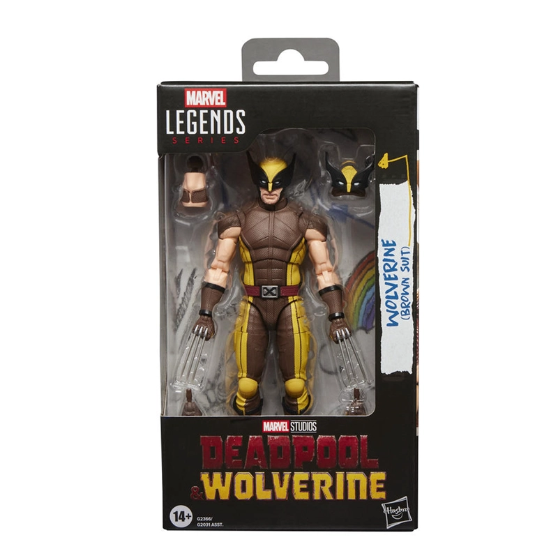 FIGURA DE ACCIÓN MARVEL LEGENDS SERIES WOLVERINE (BROWN SUIT) - 9