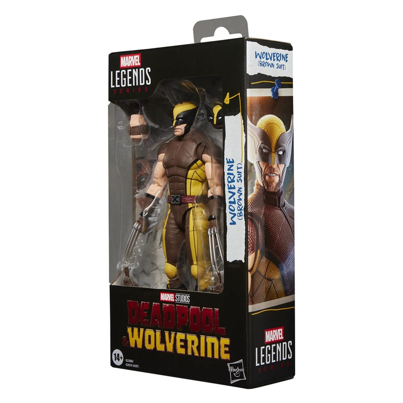 FIGURA DE ACCIÓN MARVEL LEGENDS SERIES WOLVERINE (BROWN SUIT) - 10