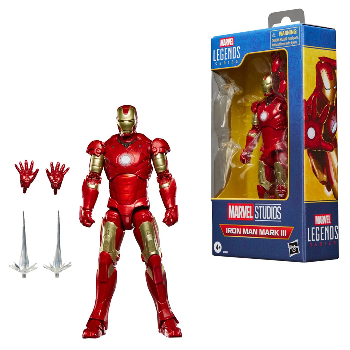 FIGURA DE ACCIÓN MARVEL LEGENDS IRON MAN LA PELÍCULA IRON MAN MARK III - 1
