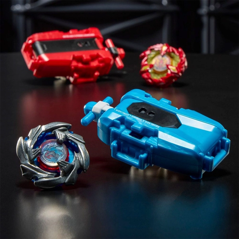 TROMPO BEYBLADE X SET PREMIUM DE LANZADOR CON CUERDA Y TOP COBALT DRAGOON 2-60C - 6