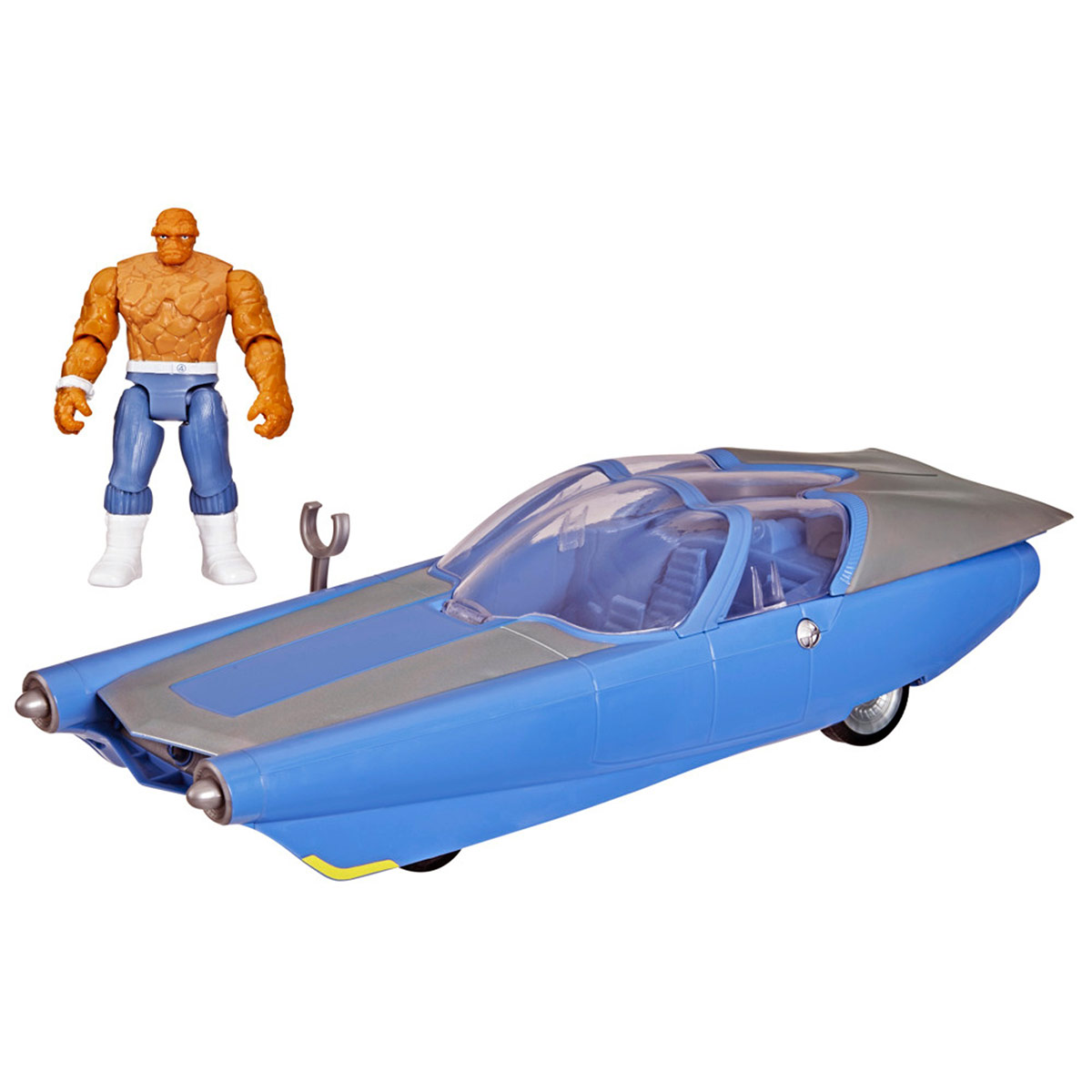 SET DE VEHÍCULO MARVEL STUDIOS LOS CUATRO FANTÁSTICOS MUNDO ÉPICO DE ACCIÓN AERODESLIZADOR Y AUTO - 2