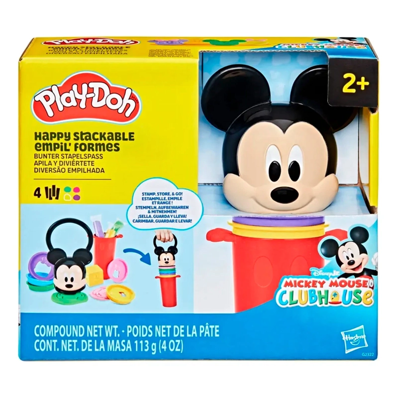 SET DE MASAS MOLDEABLES PLAY-DOH JUNIOR APILA Y DIVIÉRTETE - 1