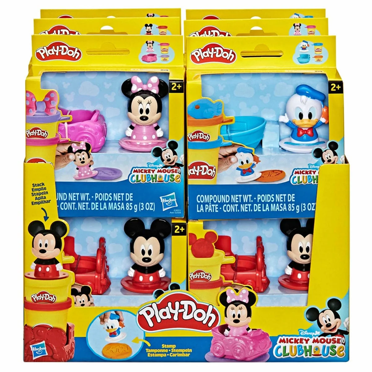 SET DE MASAS MOLDEABLES PLAY-DOH DISNEY JUNIOR STAMP AND GO - 5