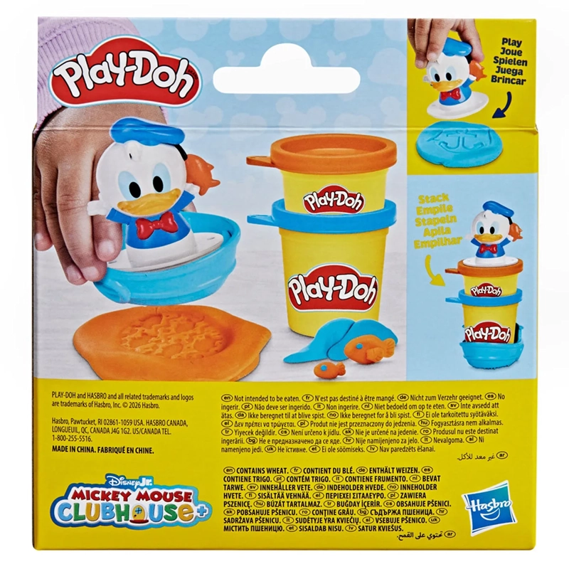 SET DE MASAS MOLDEABLES PLAY-DOH DISNEY JUNIOR STAMP AND GO - 8