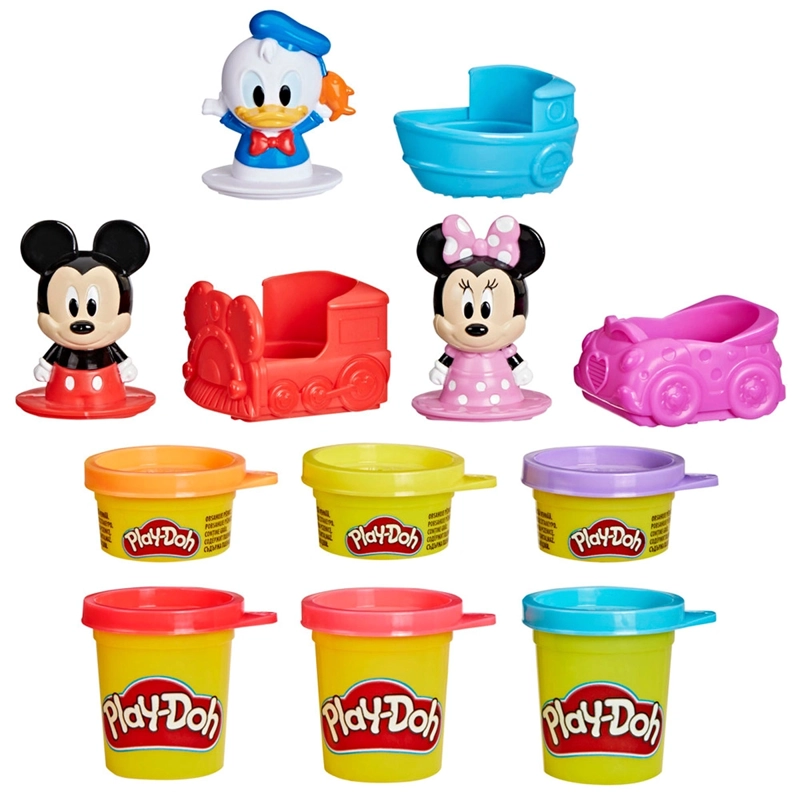 SET DE MASAS MOLDEABLES PLAY-DOH DISNEY JUNIOR STAMP AND GO - 9