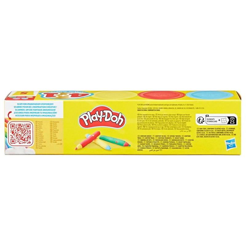 MASAS Y PLASTILINAS PLAY-DOH PACK DE 5 VUELTA A CLASES - 4
