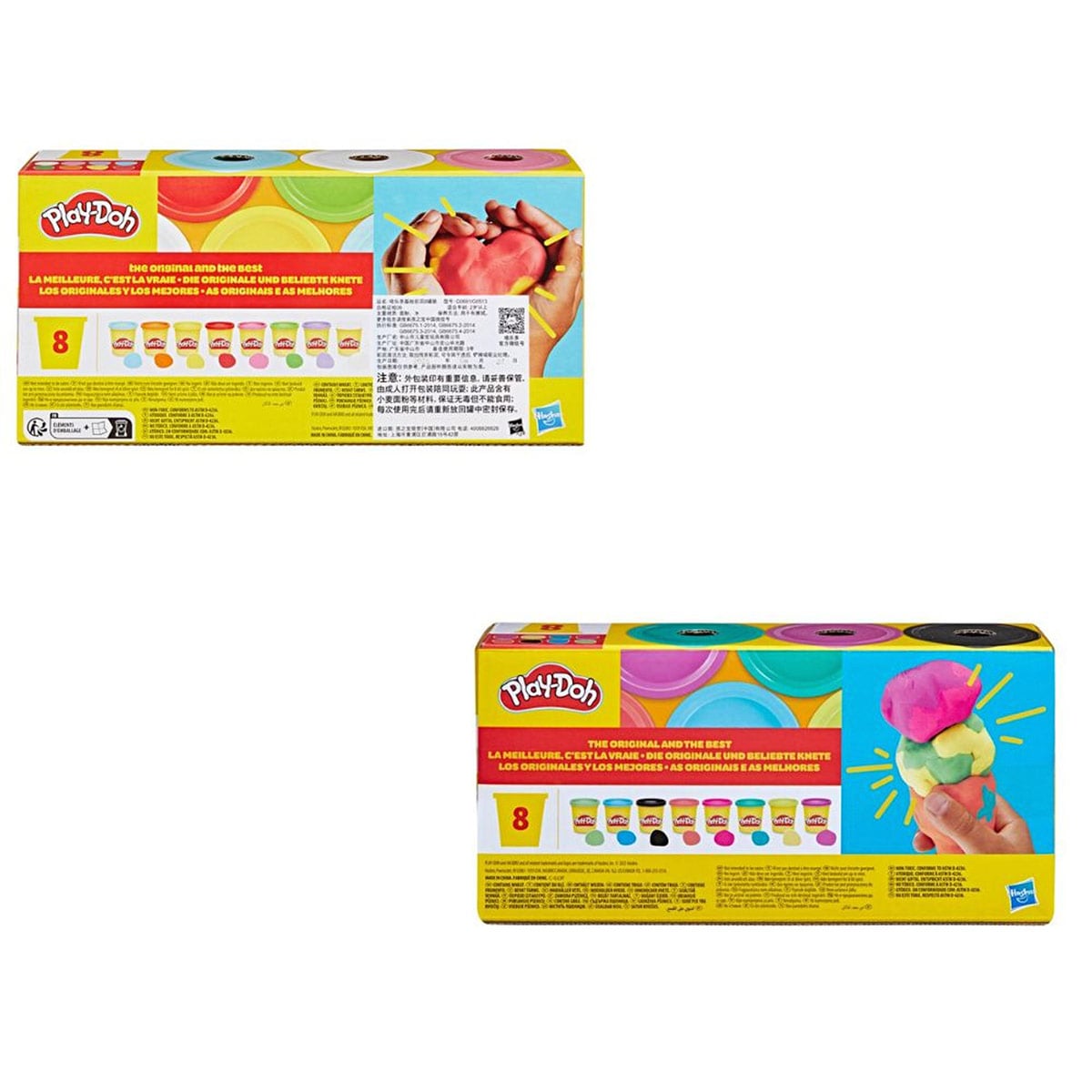 SET DE MASAS MOLDEABLES PLAY-DOH 8 BOTES SURTIDO - 4
