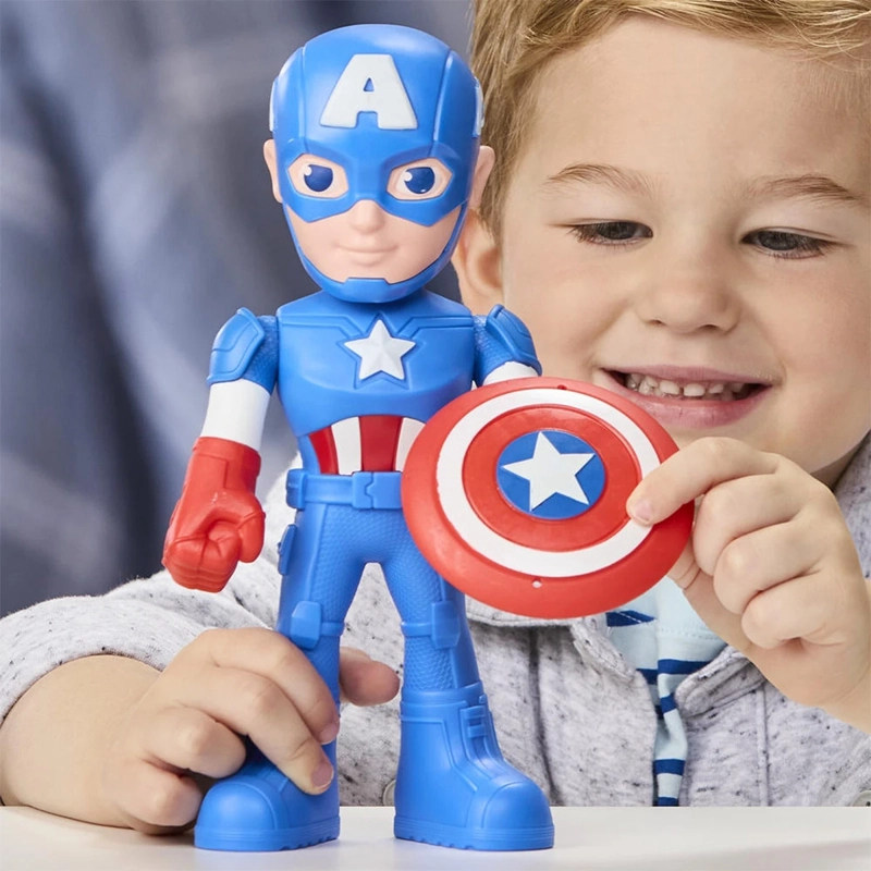 FIGURA DE ACCIÓN SPIDEY AND HIS AMAZING FRIENDS CAPITÁN AMÉRICA STEVE ROGERS - 9