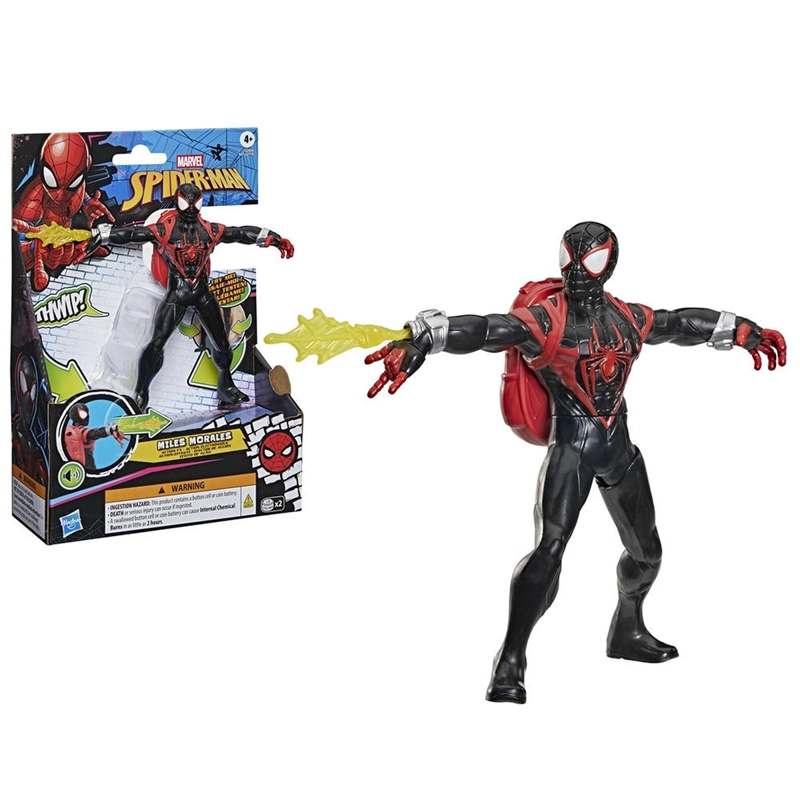 FIGURA DE ACCIÓN SPIDER-MAN MILES MORALES EFECTOS DE ACCIÓN - 1