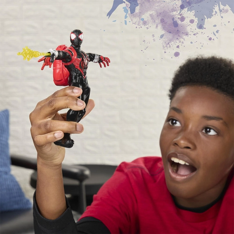 FIGURA DE ACCIÓN SPIDER-MAN MILES MORALES EFECTOS DE ACCIÓN - 5