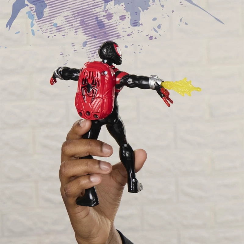 FIGURA DE ACCIÓN SPIDER-MAN MILES MORALES EFECTOS DE ACCIÓN - 8