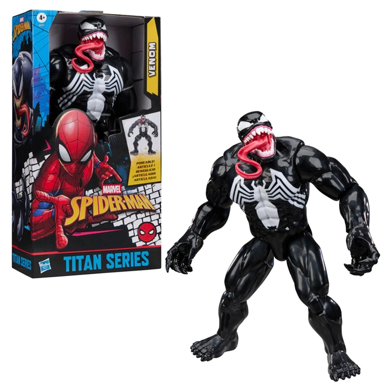 FIGURA DE ACCIÓN SPIDER-MAN TITAN SERIES DELUXE VENOM - 1