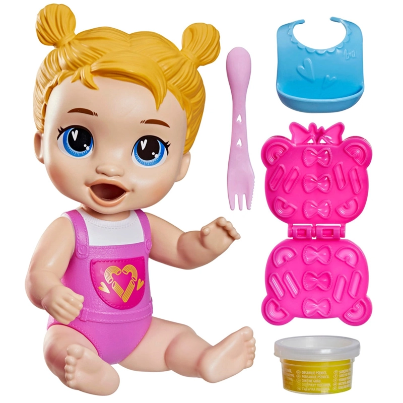 MUÑECA BABY ALIVE DINNERTIME CREATIONS HARPER HUGS - 1