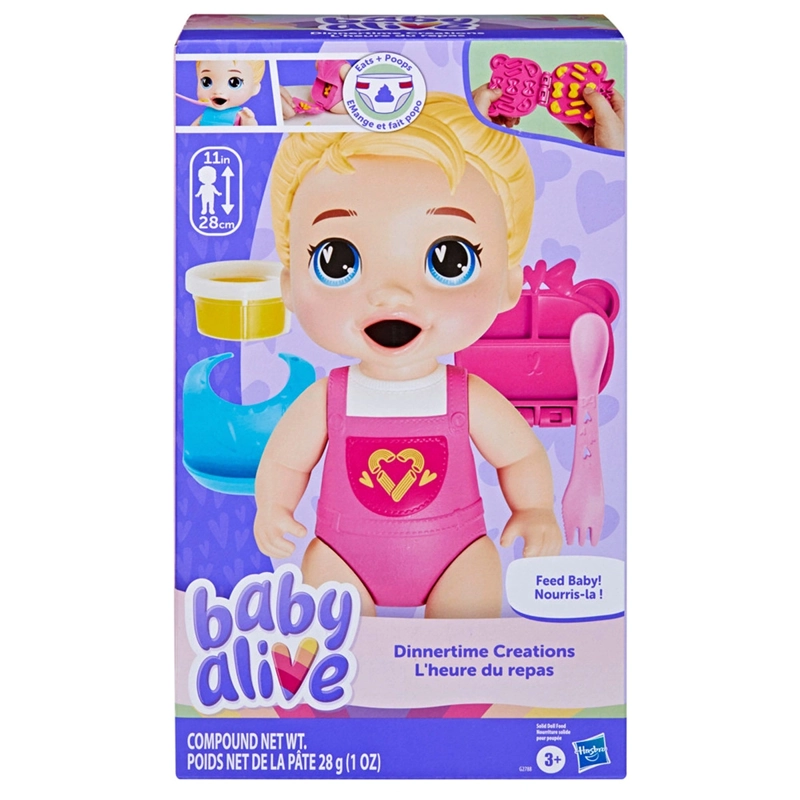 MUÑECA BABY ALIVE DINNERTIME CREATIONS HARPER HUGS - 2