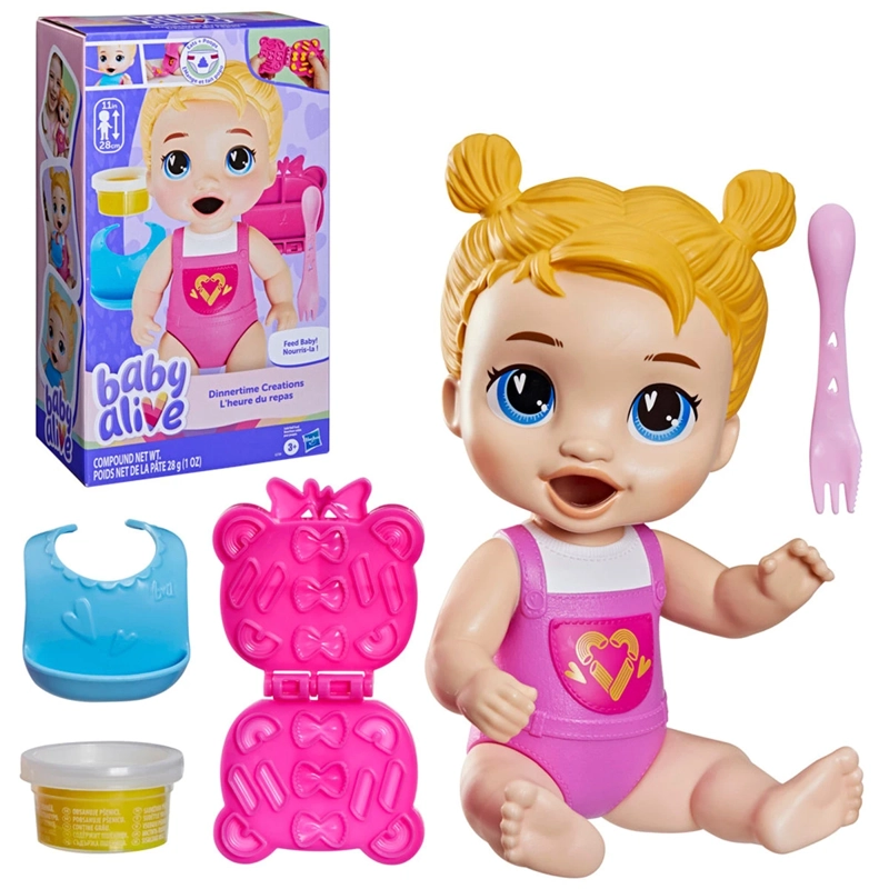 MUÑECA BABY ALIVE DINNERTIME CREATIONS HARPER HUGS - 3