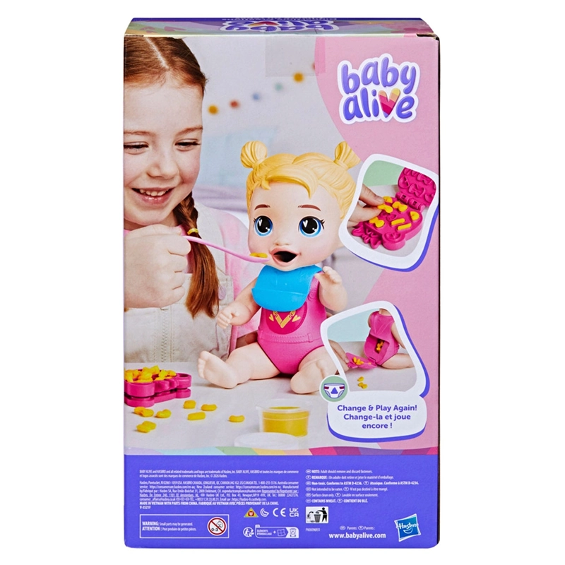 MUÑECA BABY ALIVE DINNERTIME CREATIONS HARPER HUGS - 4