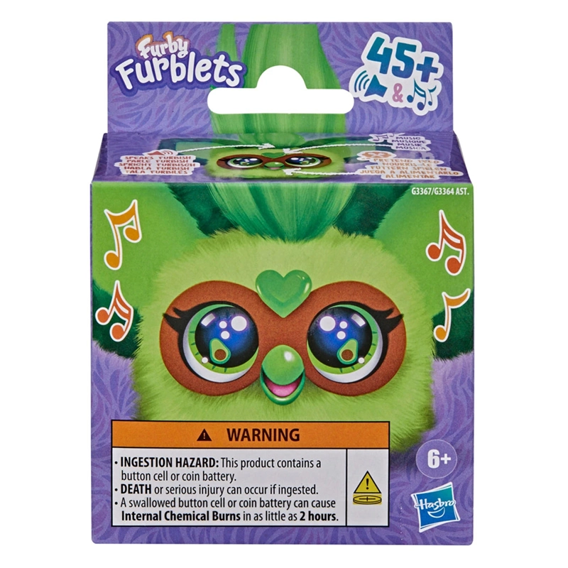PELUCHE INTERACTIVO FURBY FURBLETS GOURMETS - MODELO ALEATORIO - 1