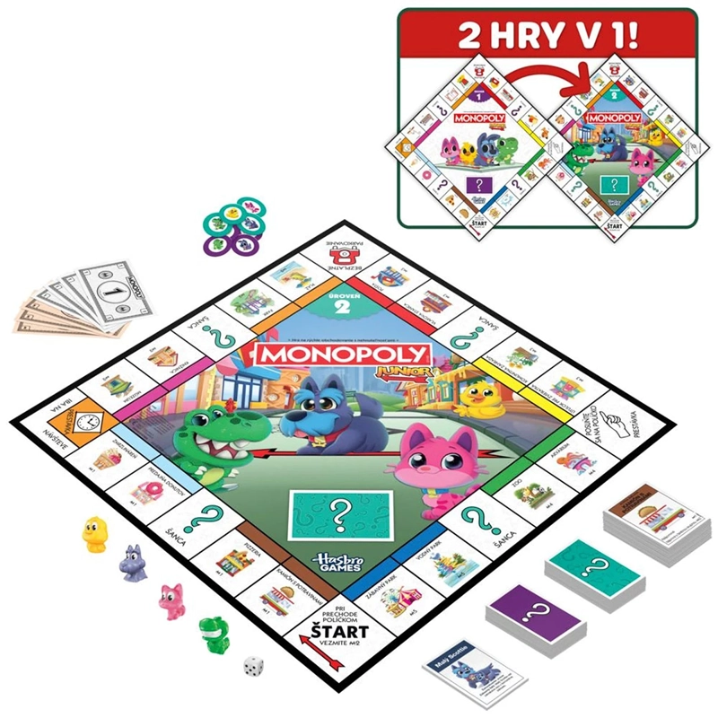 JUEGO DE MESA MONOPOLY JUNIOR EDICIÓN 2026 - 1