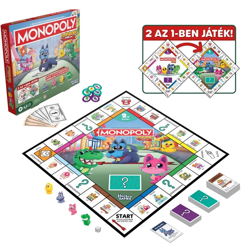 JUEGO DE MESA MONOPOLY JUNIOR EDICIÓN 2026 - 2