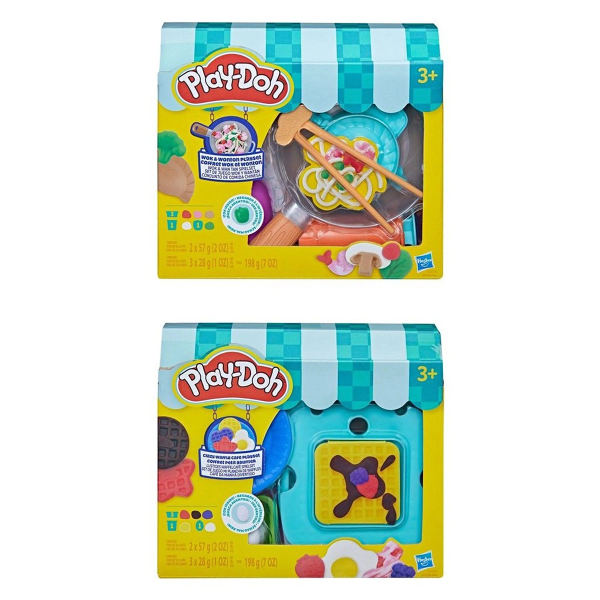 SET DE MASAS MOLDEABLES PLAY-DOH TEMÁTICA DE COMIDA - MODELO ALEATORIO - 1