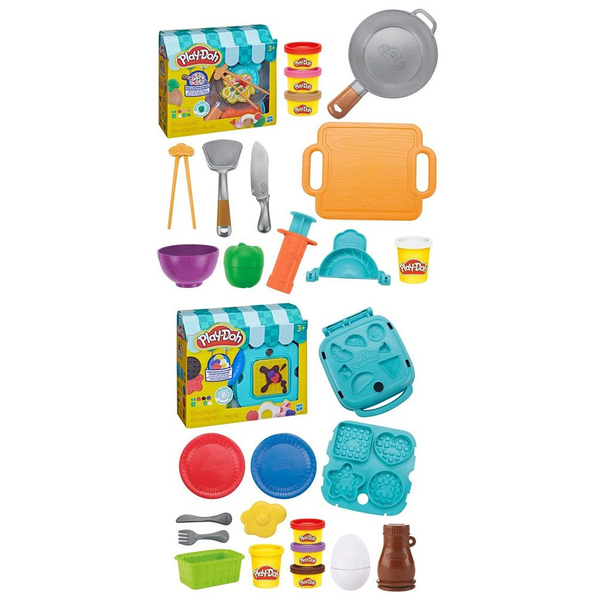 SET DE MASAS MOLDEABLES PLAY-DOH TEMÁTICA DE COMIDA - MODELO ALEATORIO - 2