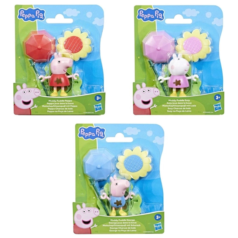 MUÑECA PEPPA PIG MUDDY PUDDLE FRIENDS - 1