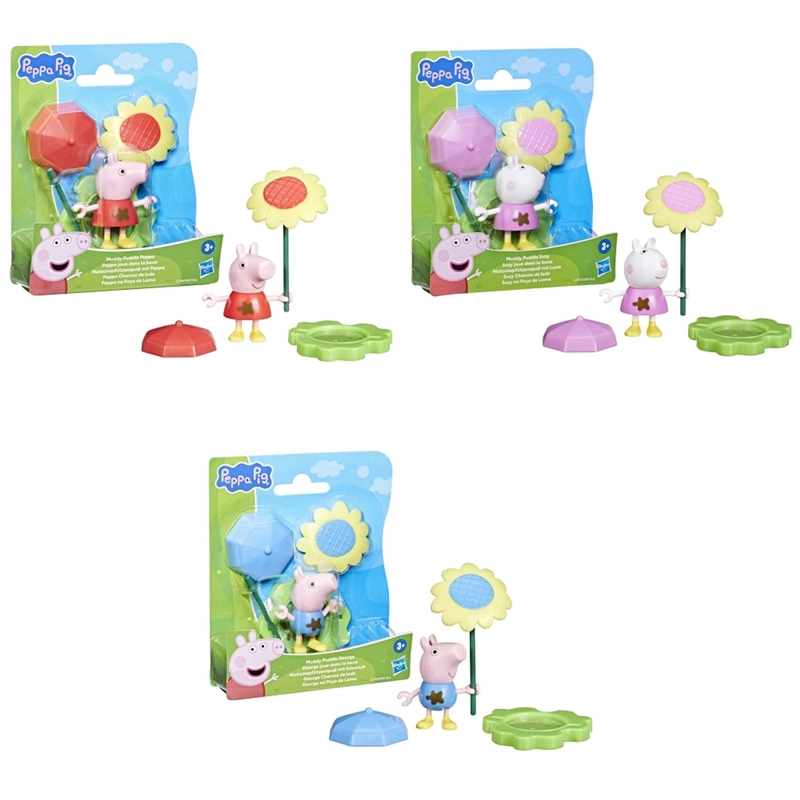 MUÑECA PEPPA PIG MUDDY PUDDLE FRIENDS - 3