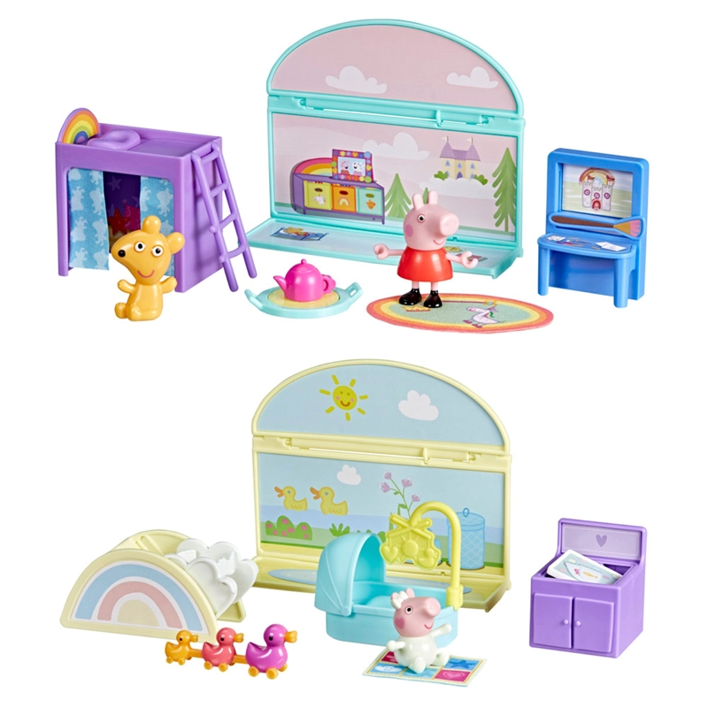 MUÑECA PEPPA PIG SETS DE ACCESORIOS PARA LAS HABITACIONES - 1