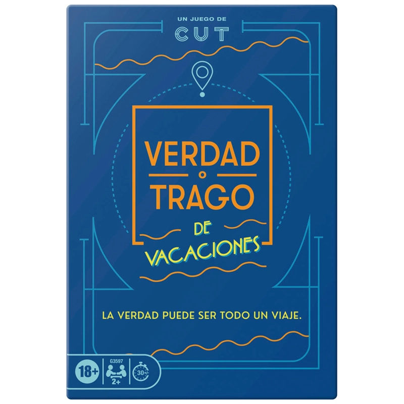 JUEGO DE MESA HASBRO GAMES VERDAD O TRAGO ON VACATION - 1
