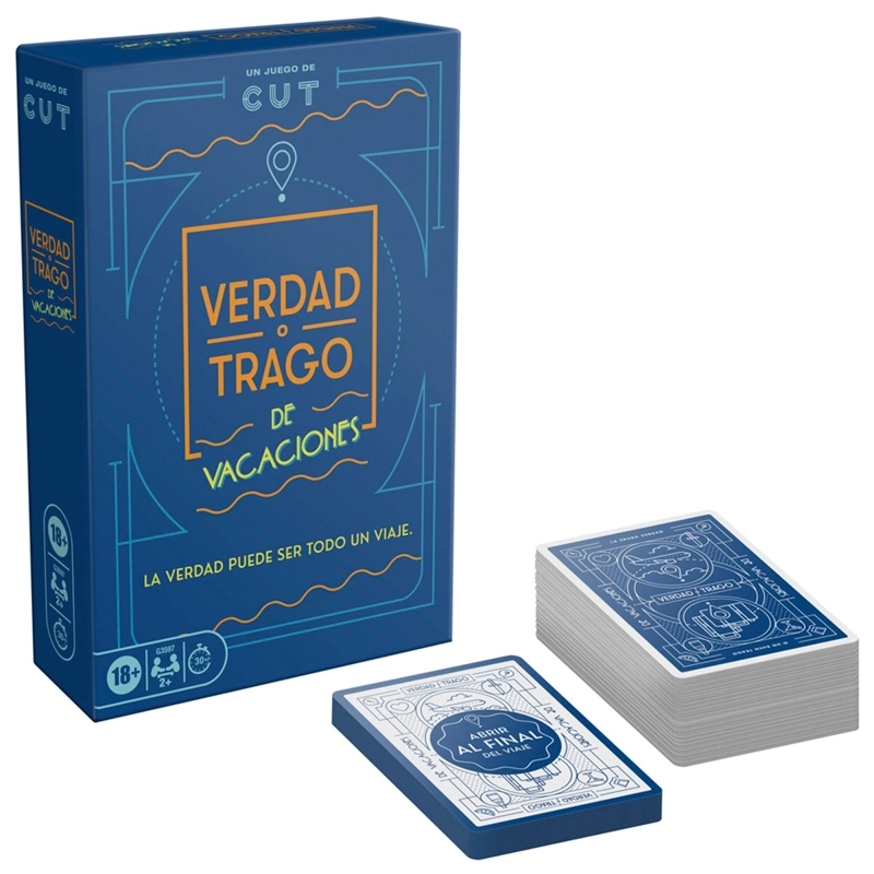 JUEGO DE MESA HASBRO GAMES VERDAD O TRAGO ON VACATION - 4