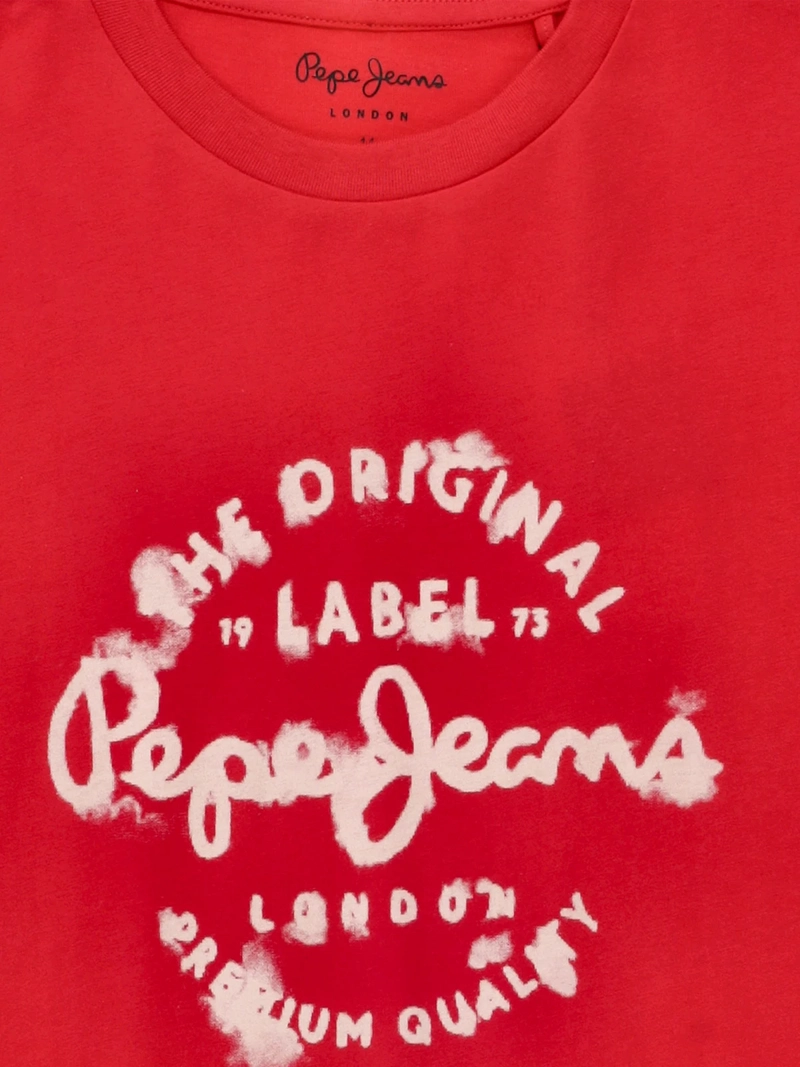 POLERA NIÑO PEPE JEANS ALGODÓN MANGA CORTA - 3