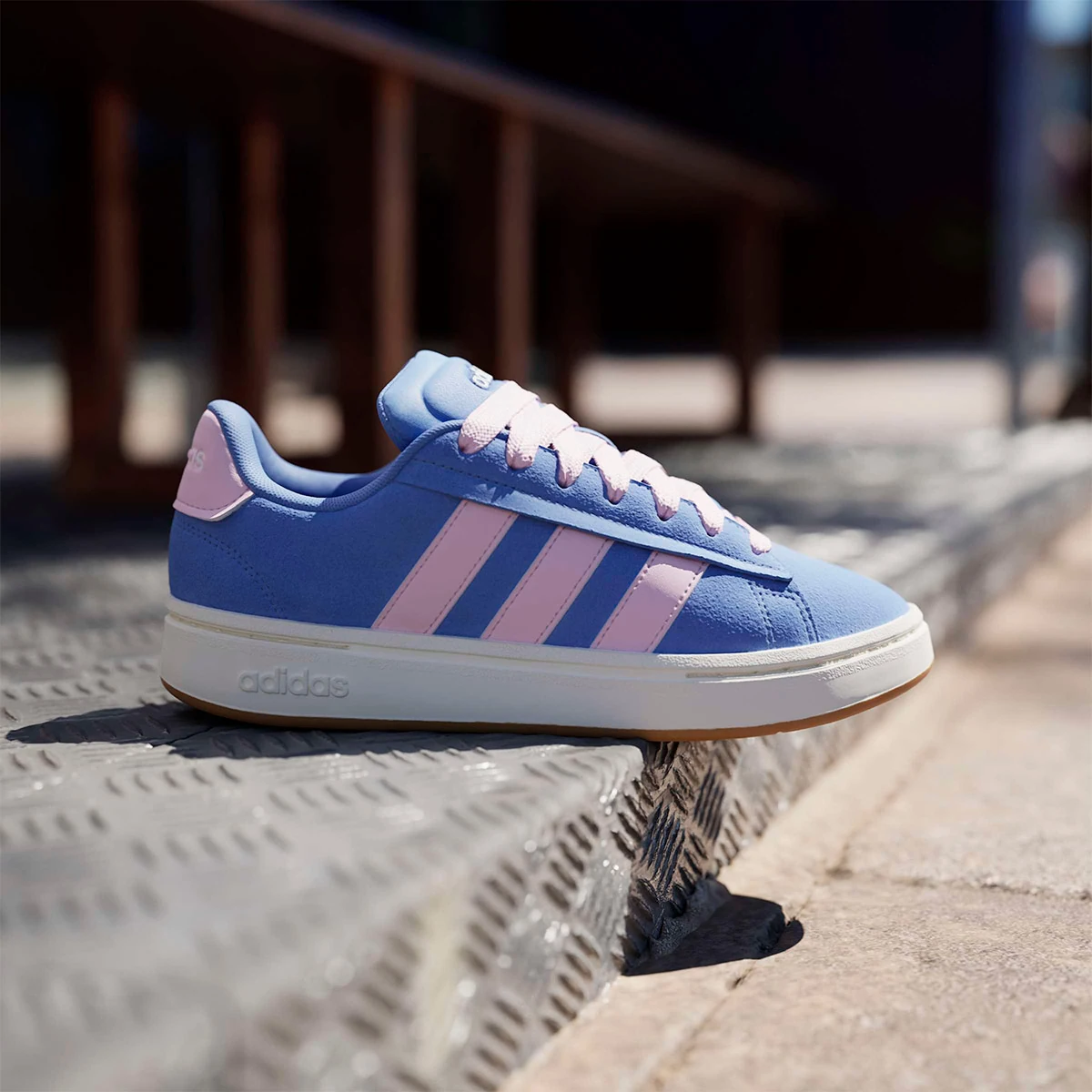 ZAPATILLAS MUJER ADIDAS URBANO AZUL GRAND COURT ALPHA - 9