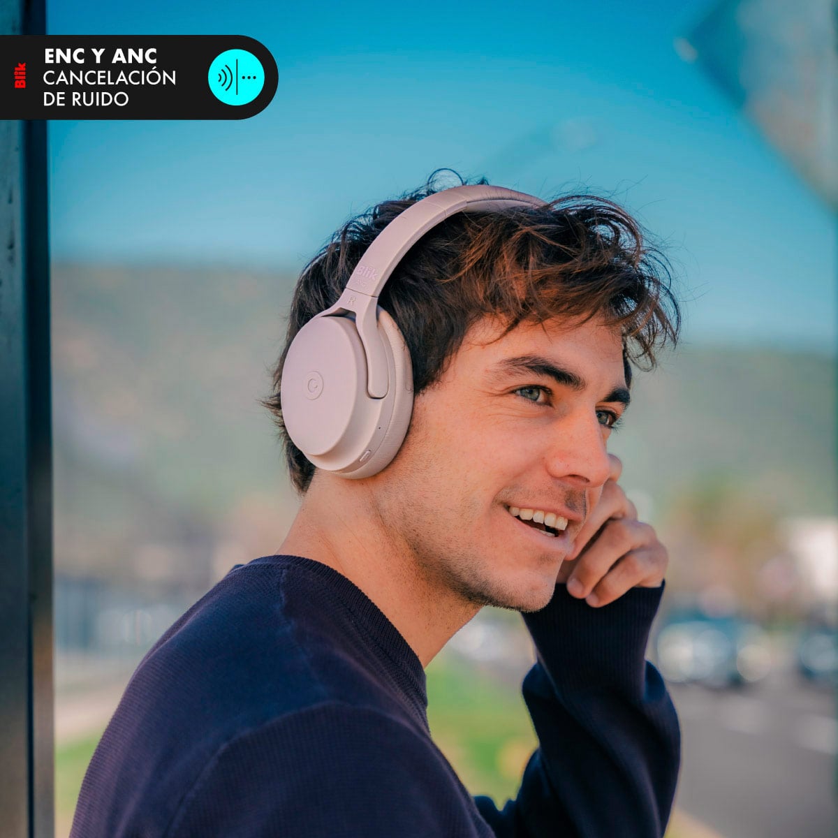 AUDÍFONOS BLUETOOTH BLIK NEO CANCELACIÓN DE RUIDO 60H - 3