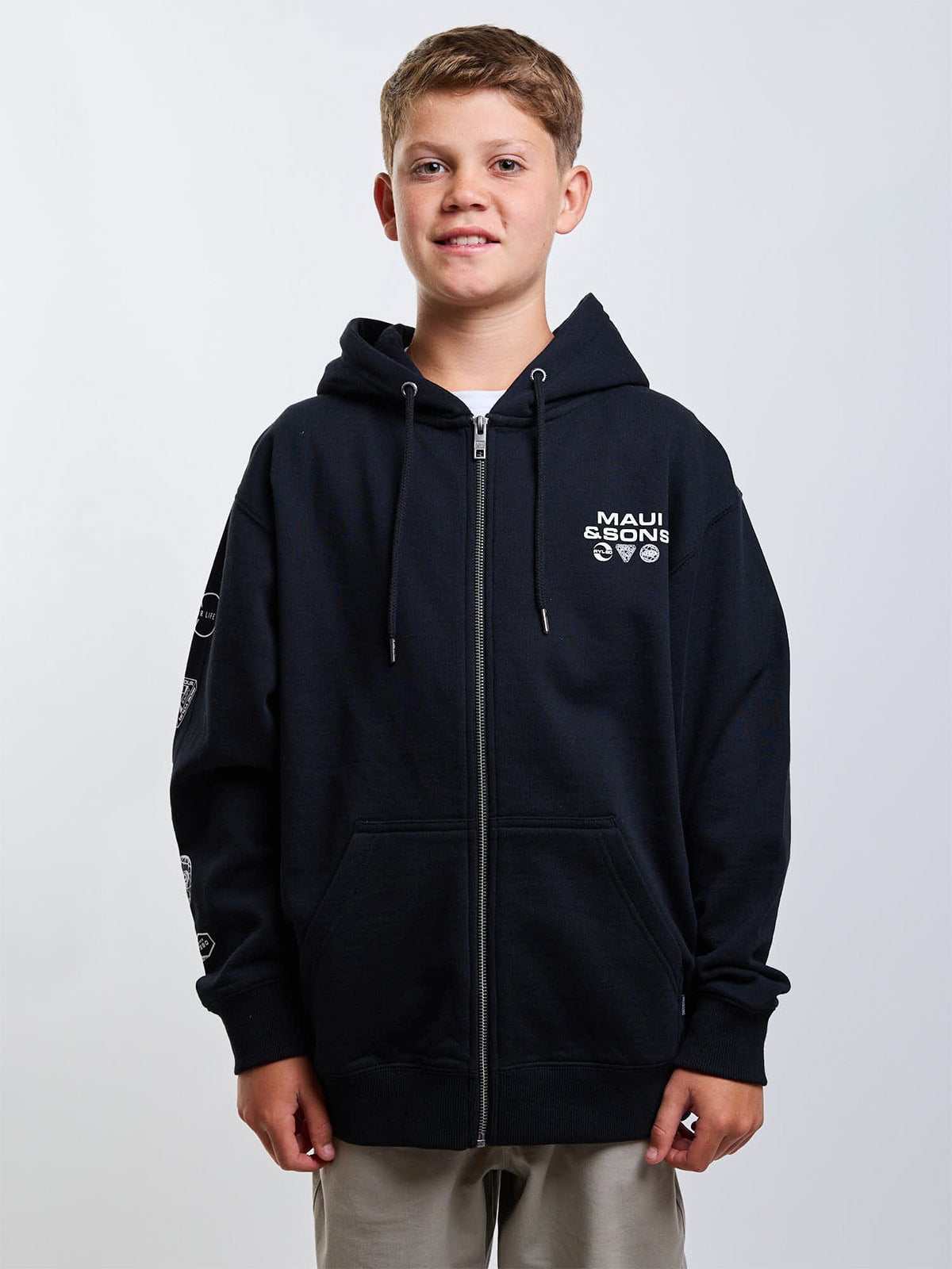 POLERÓN NIÑO MAUI AND SONS FULL ZIPPER - 3
