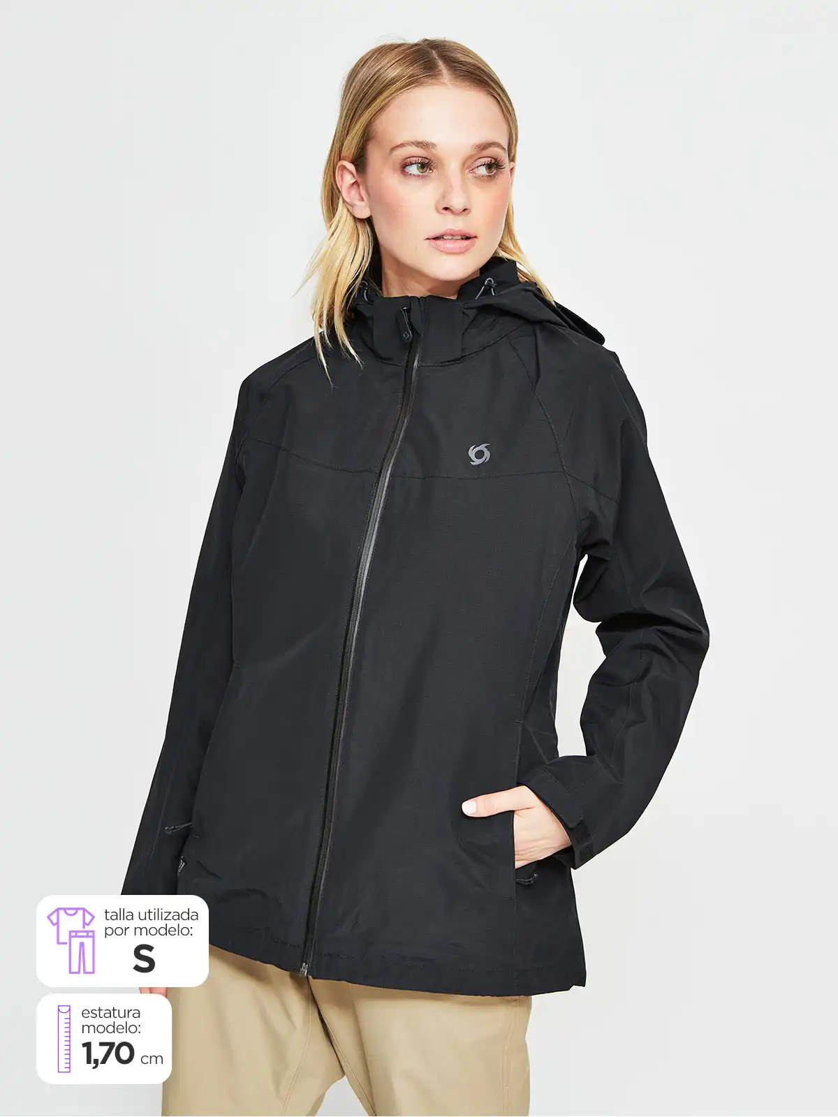 CORTAVIENTO MUJER DOITE STORM IMPERMEABLE - 1