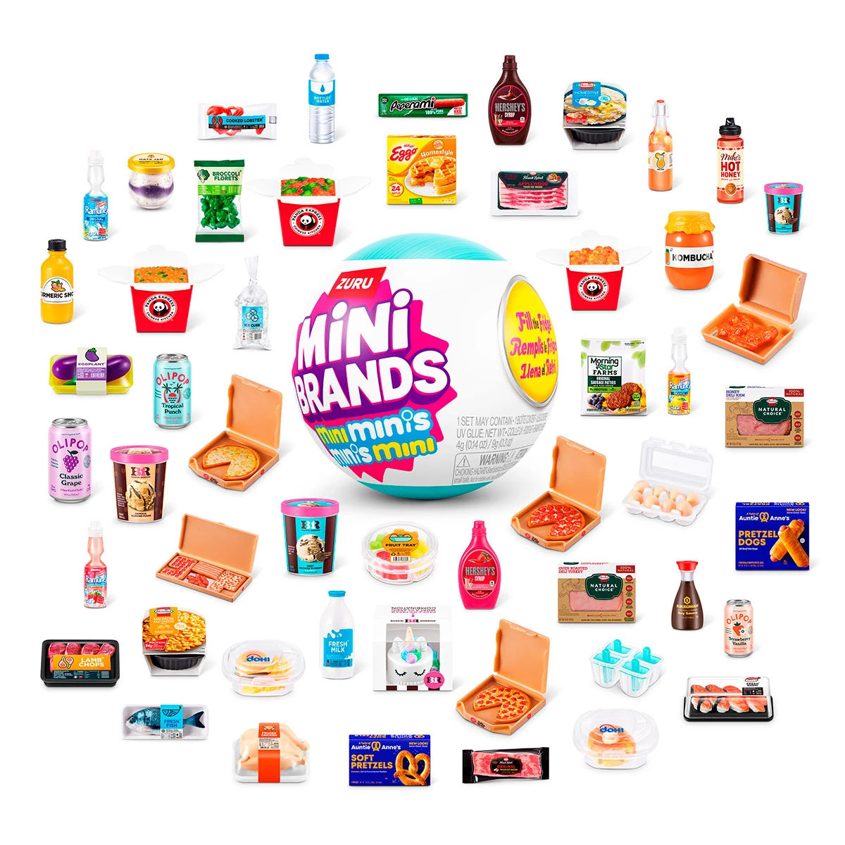 FIGURAS MINI BRANDS 5 SORPRESAS FILL THE FRIDGE - 5