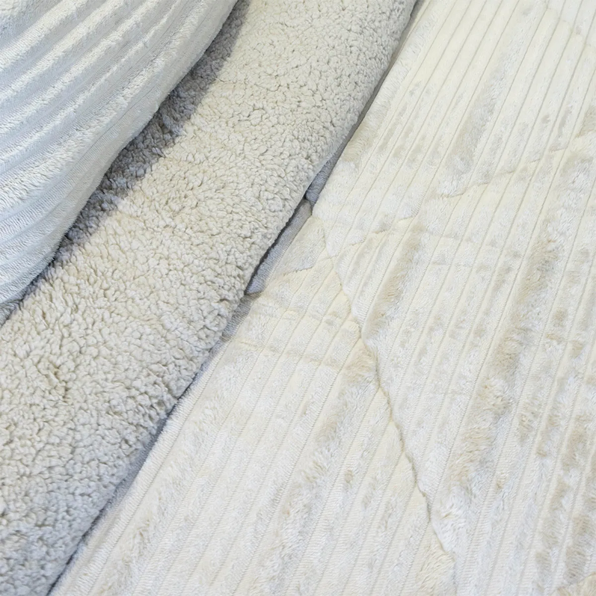 CUBRECAMA DORAL COTELONI SHERPA 1.5 PLAZAS BEIGE - 3