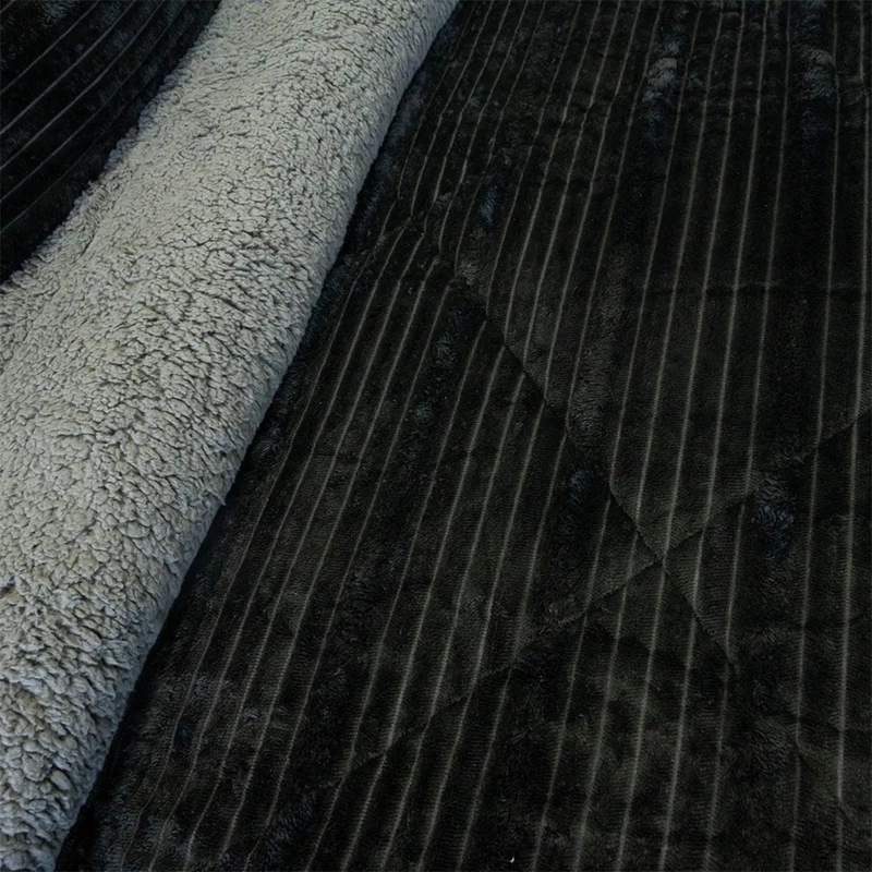 CUBRECAMA DORAL COTELONI SHERPA 1.5 PLAZAS NEGRO - 3