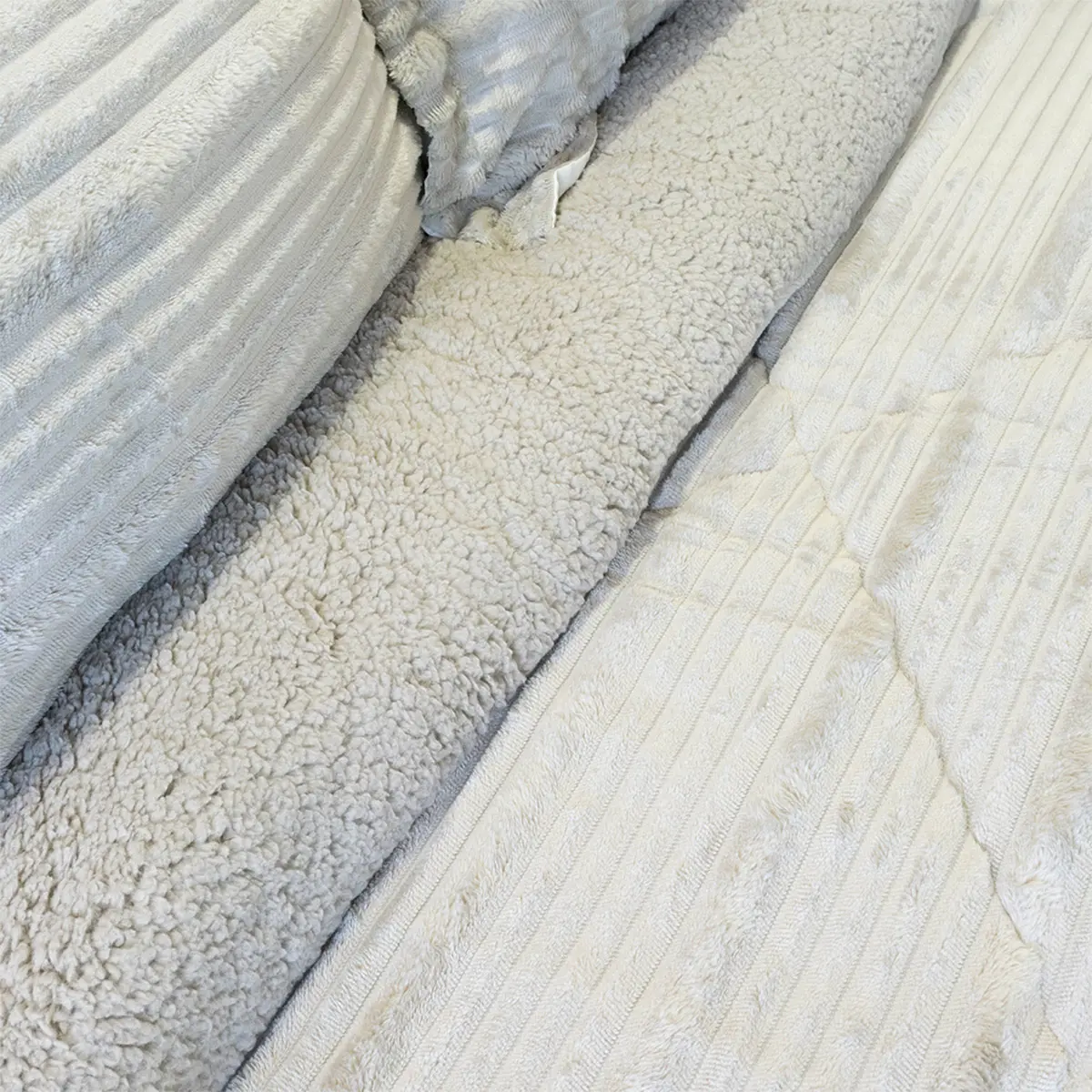 CUBRECAMA DORAL COTELONI SHERPA 2 PLAZAS BEIGE - 3