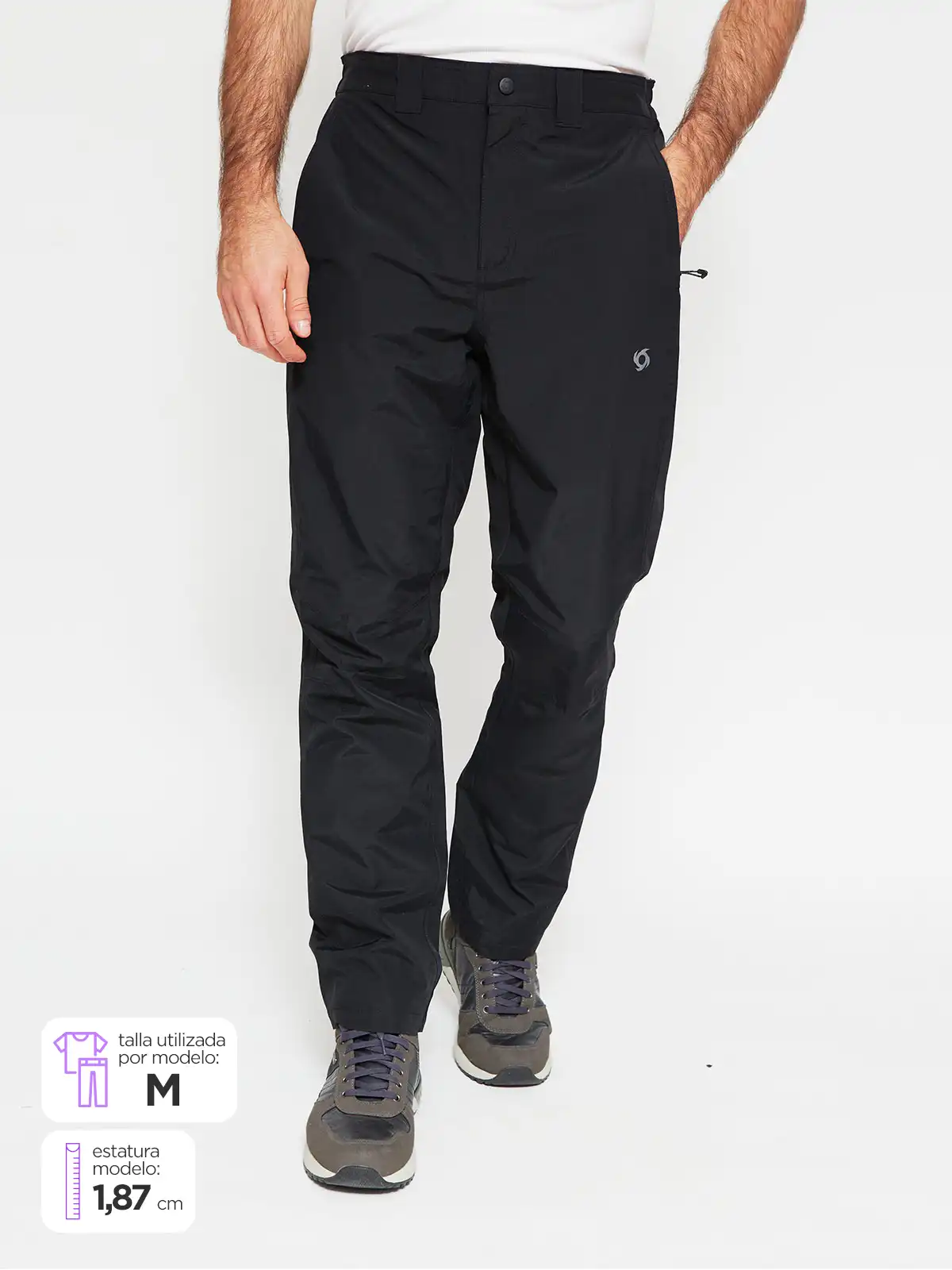 PANTALÓN HOMBRE DOITE LARGO IMPERMEABLE CYCLON - 1