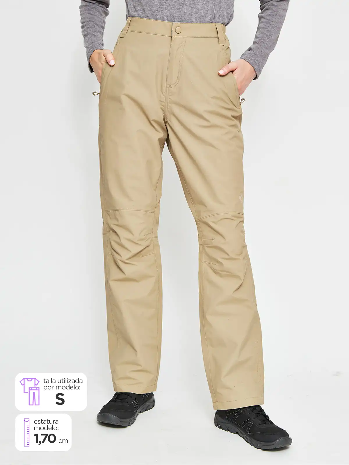 PANTALÓN MUJER DOITE LARGO IMPERMEABLE CYCLON - 1