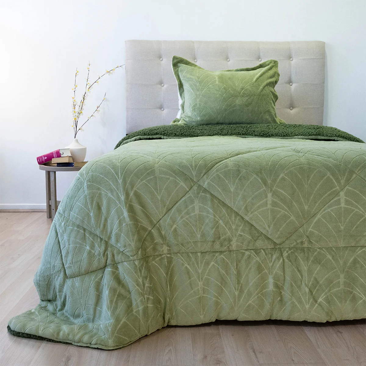 CUBRECAMA DORAL OUTBOSS SHERPA 1.5 PLAZAS VERDE