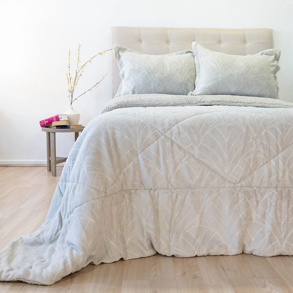 CUBRECAMA DORAL OUTBOSS SHERPA KING BEIGE - 1