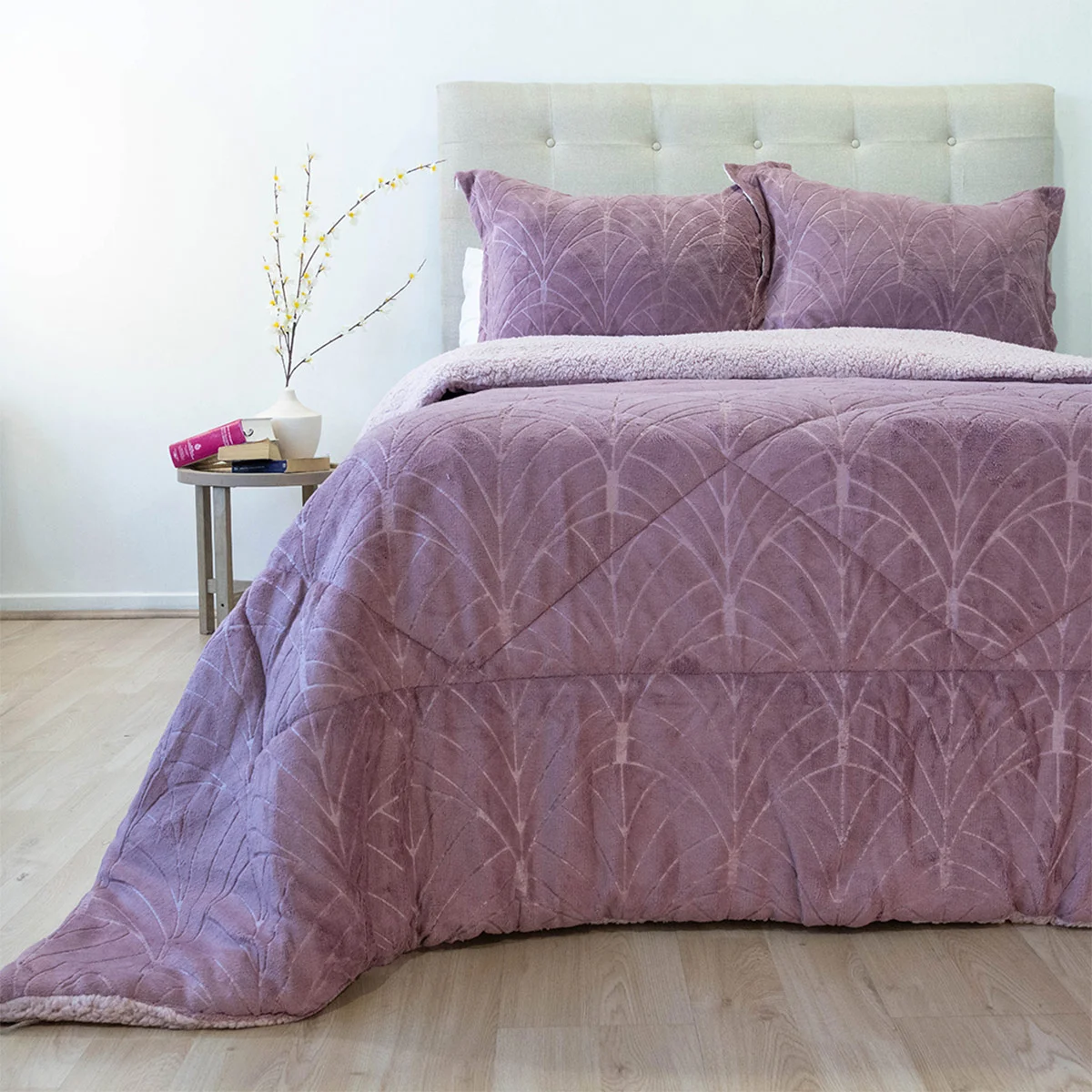 CUBRECAMA DORAL OUTBOSS SHERPA KING ROSA - 1