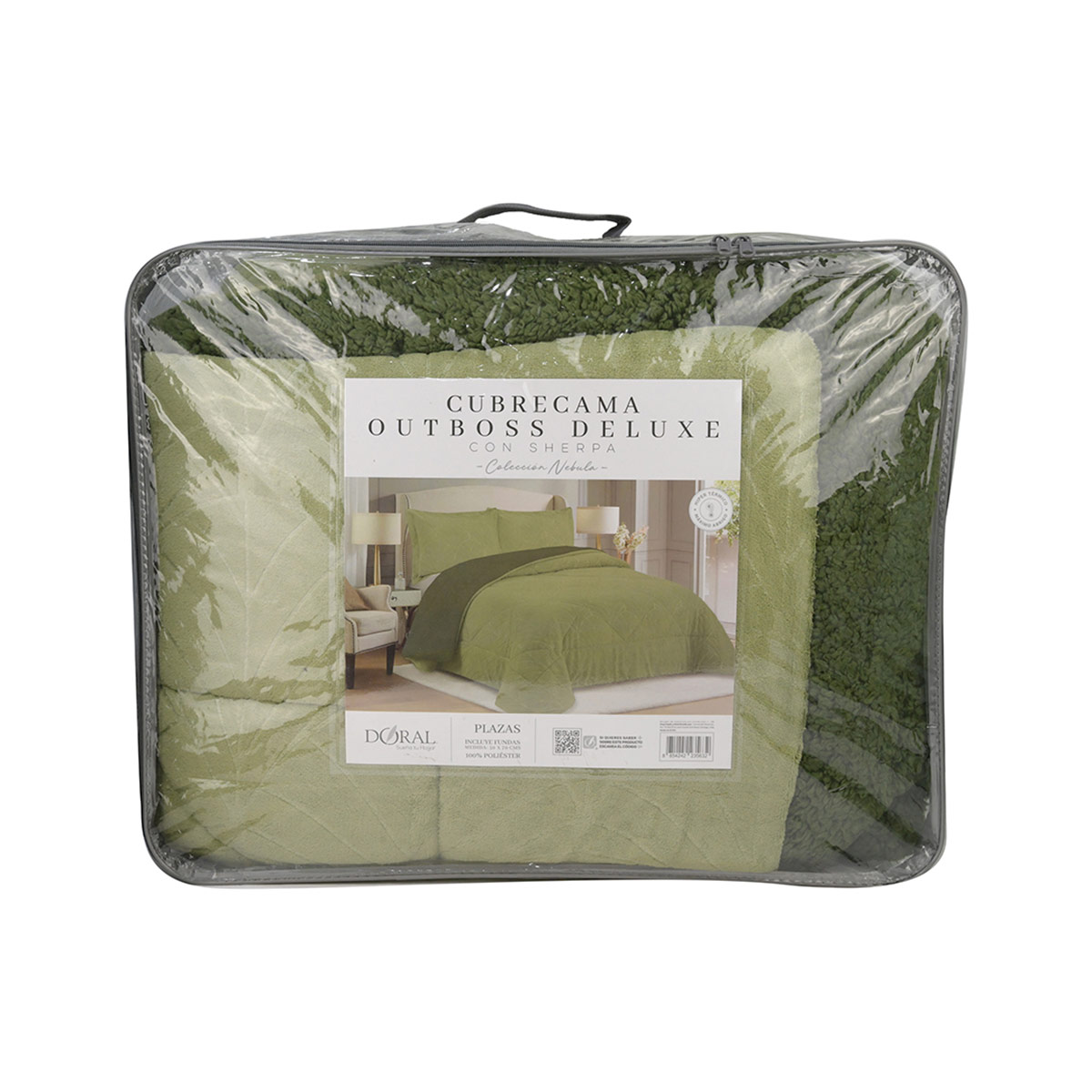 CUBRECAMA DORAL OUTBOSS SHERPA KING VERDE - 3