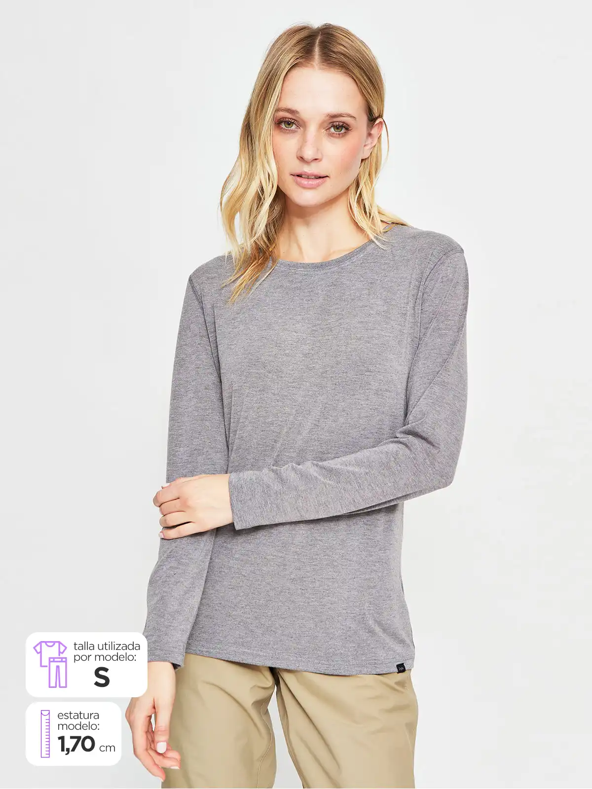 POLERA MUJER DOITE PRIMERA CAPA MANGA LARGA - 1