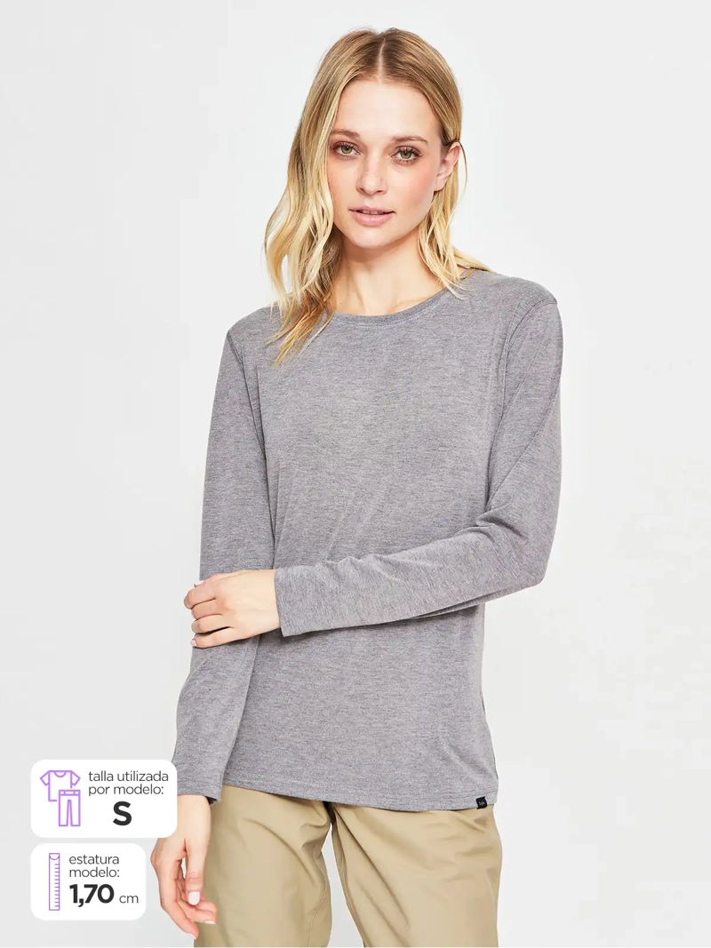 POLERA MUJER DOITE PRIMERA CAPA MANGA LARGA - 1