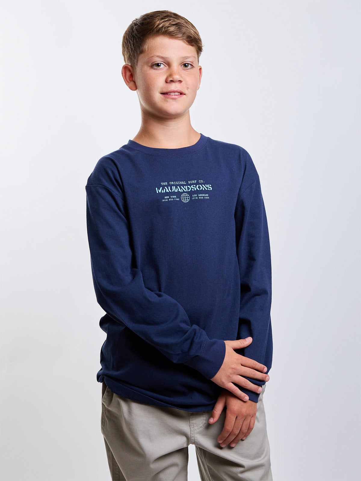 POLERA MANGA LARGA NIÑO MAUI AND SONS