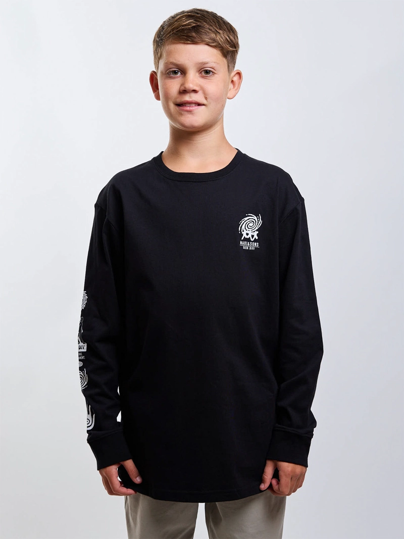 POLERA MANGA LARGA NIÑO MAUI AND SONS