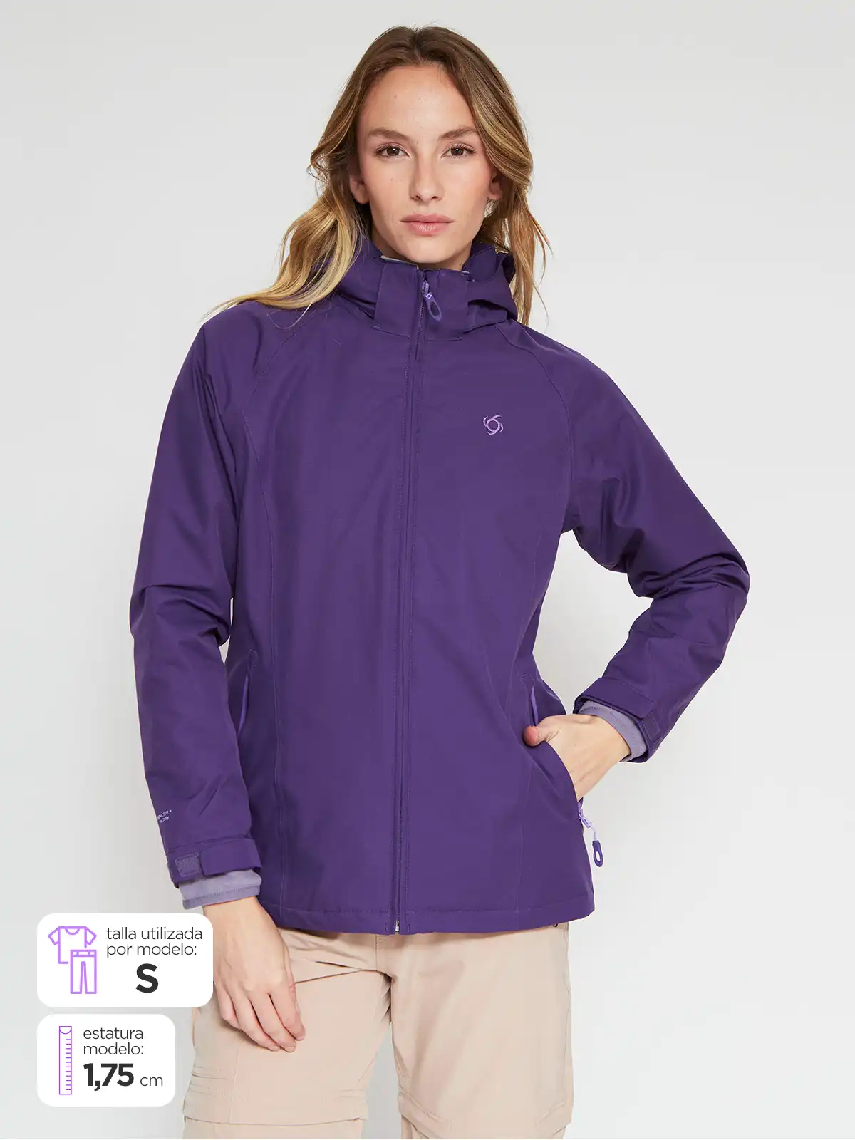PARKA MUJER DOITE 3 EN 1 PARBAT - 1